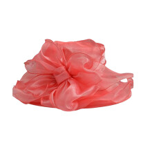 Sombreros para fiestas de té para mujer, 11,81 x 3,94 pulgadas, elegantes sombreros de ala ancha de lino sintético para bodas, Kentucky Derby y