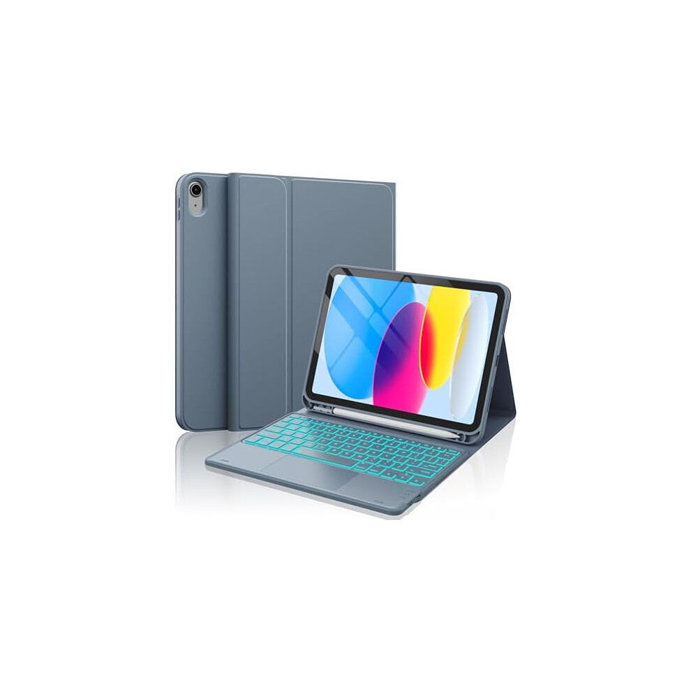 Ipad 10Th/11Th Gen Case With Keyboard, Backlight, Trackpad, 968604299650