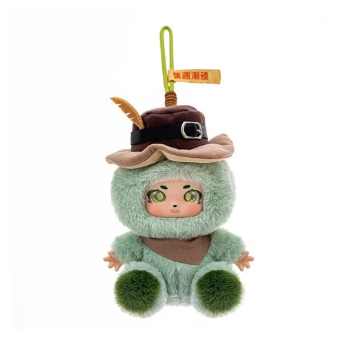 Bréagán Plush Cartúin Gleoite Eochairshlabhra Beag