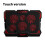 COOLCOLD Laptop Cooling Pad Gaming Laptop Cooler Laptop Fan Cooling Stand para Laptops de 12,1 A 17,3 Polegadas A 2