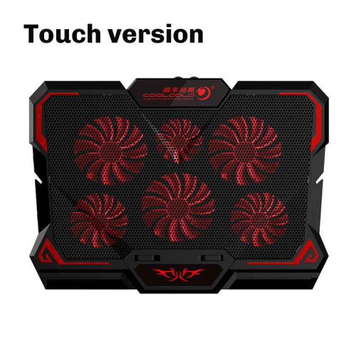 COOLCOLD Laptop Cooling Pad Gaming Laptop Cooler Laptop Fan Cooling Stand para Laptops de 12,1 A 17,3 Polegadas A 1