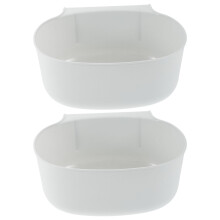 Lot de 2 poubelles murales de cuisine, gain de place pour petites cuisines