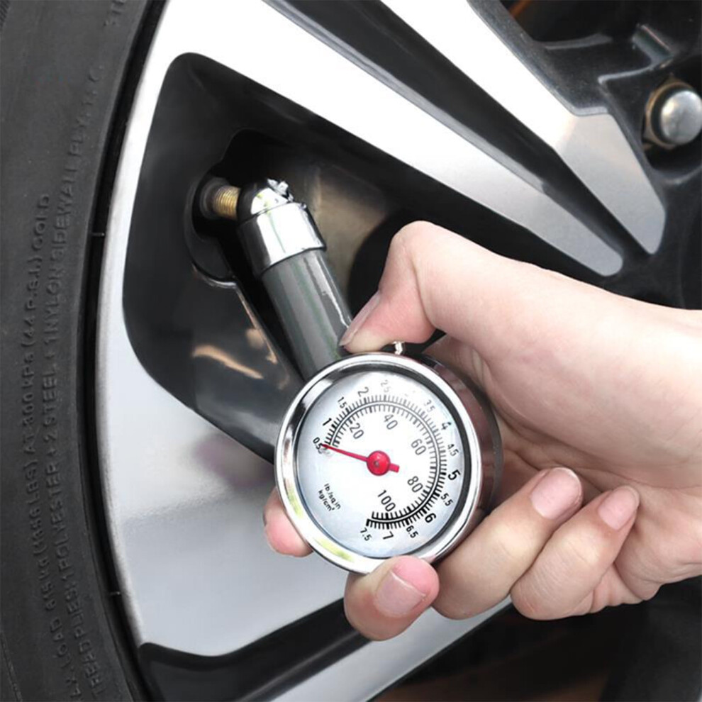 Heavy Duty Tire Pressure Gauge 0-100 Psi, 2.7" Easy-Read Dial, For Car & Trucks Tires 9558633956443