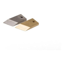Gasket Scraper Replacement Blade Set Brass Steel 2-Pack