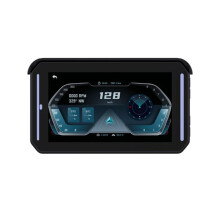 5 Pouces Moto Carplay Étanche 1080P WiFi Sans Fil Android-Auto DVR Moniteur Dash Cam GPS Navigation Pas de Caméra