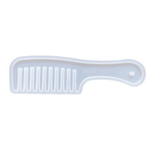 Molde de silicona para peines, molde para fundición de resina, molde para resina epoxi artesanal, molde para resina de joyería, suministros para