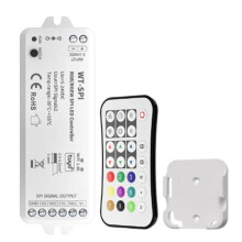 Tuya SPI RGB/RGBW Pixels LED Controller WIFI 2,4GHz RF-Fjärrkontroll för Alexa ECHO för WS2811 WS2812B WS2815 Strip 1Set