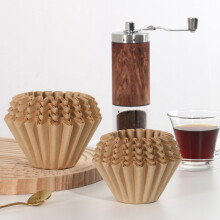 Filtres à café épais non blanchis pour infusion lente (50 pièces)