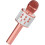 Trådløs Bluetooth Karaoke Mikrofon Rosaguld 1