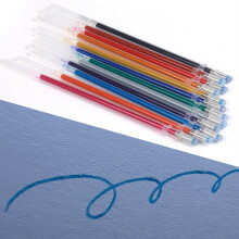 12-Pack Color Pen Refills 0.5ml Replacement Ink Cartridges 5.11in for Drawing Writing Glitter Fluorescent Pastel Metal