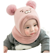 Baby Kids Warm Winter Hats Baby Girls Winter Hat Cute Thick Earflap Hood Hat Scarves with Ears 3M-24M