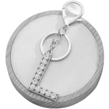 Letter Keychain for Women,Initial Letter Keychain with Rhinestone,A-Z Alphabet Keyrings
