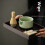 Japanese Matcha Whisk Set with Ceramic Bowl 4 pcs 5