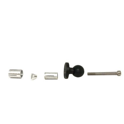 Aluminum motorcycle fork stem mount adapter black 2