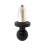 Aluminum motorcycle fork stem mount adapter black 4