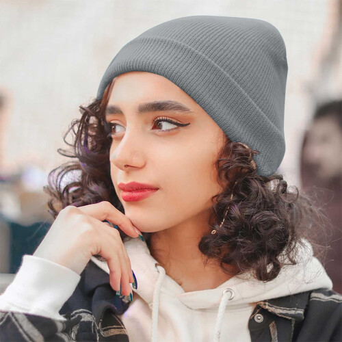 Unisex Σκούφος με Ραβδιά – Μαλακό Ακρυλικό Χειμερινό Καπέλο για Άνδρες & Γυναίκες, 2