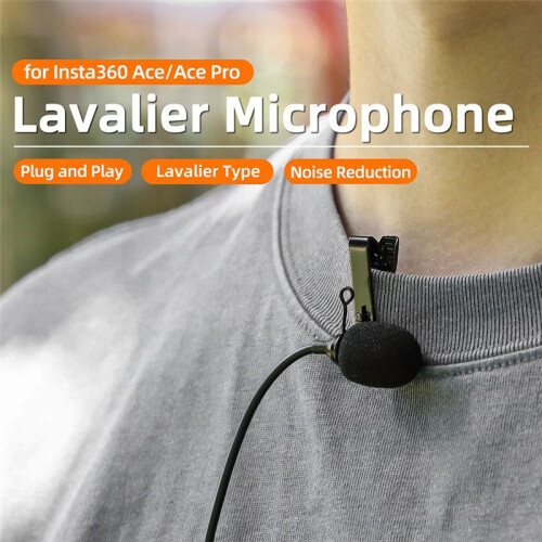 Microfone de Lapela para  Ace Pro Microfone de Gravação Microfone com Conector Tipo C 1