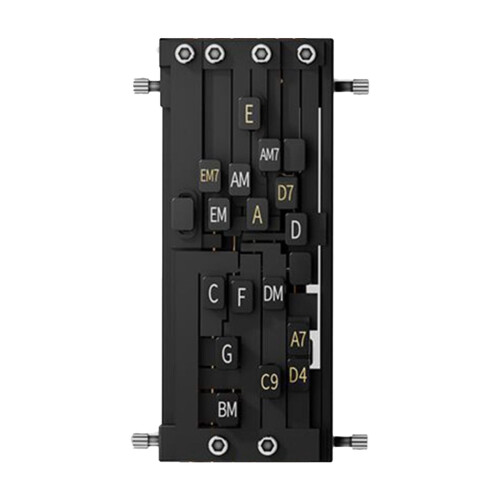 Guitar Aid Chord Trainer – Εργαλείο Πιέσεως & Μάθησης για Αρχάριους, Γκρι, Συμβατό με Όλες 1