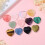 Crystal Heart Set Amethyst Rose Quartz 12 pcs 2