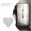 Heart-Shaped Blank Fridge Magnets Assorted Colors 30 Pieces 5