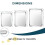 Stainless Steel Baking Sheet Set Rimmed 3 pcs 2