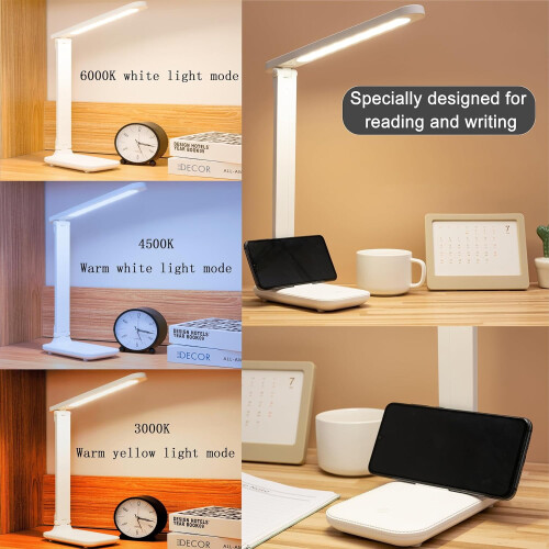LED Desk Lamp Dimmable Reading Lamp 3 Modes 4500K 1