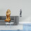 Löwenskulptur und Buddha-Figur, 2-teiliges Set 2
