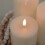 Κερί LED Pillar Ivory με τηλεχειριστήριο που λειτουργεί με μπαταρία 4