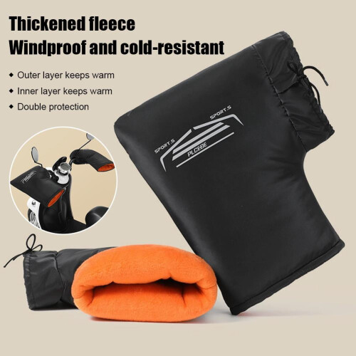 Motorcycle Winter Handlebar Cover Cycling 2