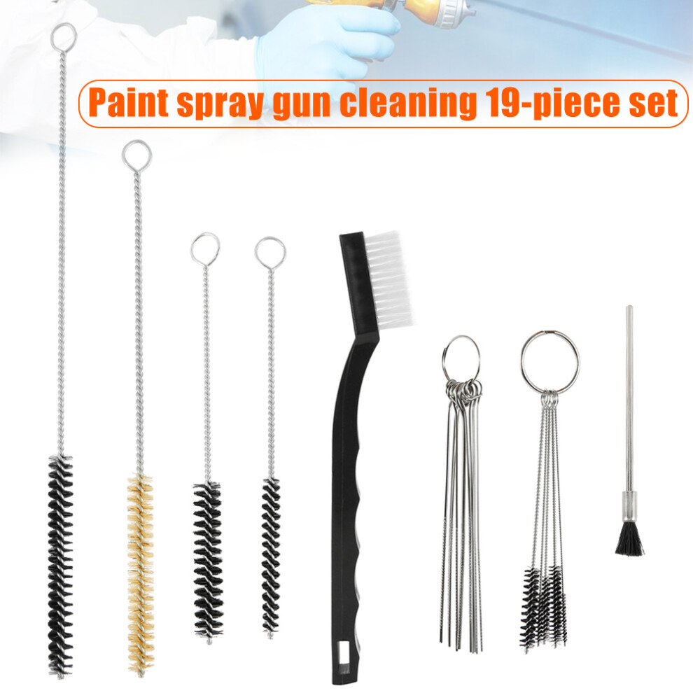 Hue-Grain 17Pcs Airbrush Cleaning Kit With Needle Nozzle