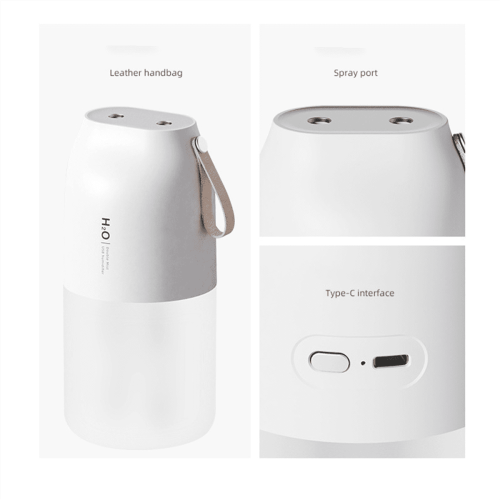 Umidificator wireless cu difuzor ultrasonic alb, 1 unitate 2