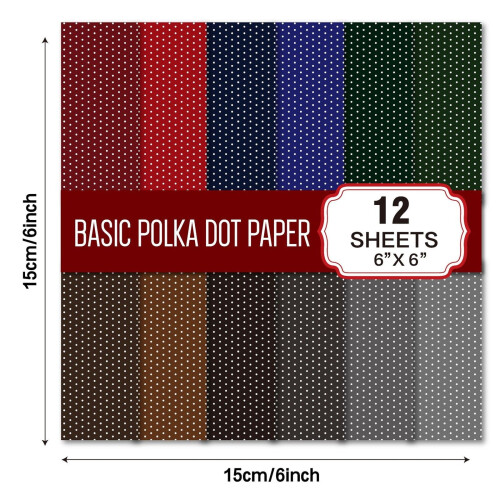 Vintage prickiga scrapbookpapper, set med 12 ark 2