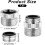Adaptor robinet-furtun din cupru de 3/4 inch, pachet de 1 2