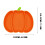 Assiette à ventouse en silicone citrouille d'Halloween à 3 compartiments 4