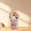 Boneco Buda Capivara com Buquê de Flores, Brinquedo de Lã Macia 5