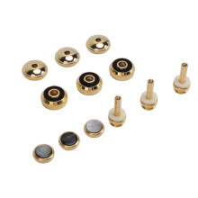 Trumpet Valve Finger Button Metal & Abalone Shell Replacement Part