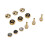 Trumpet Valve Finger Button Metal & Abalone Shell Replacement Part 1