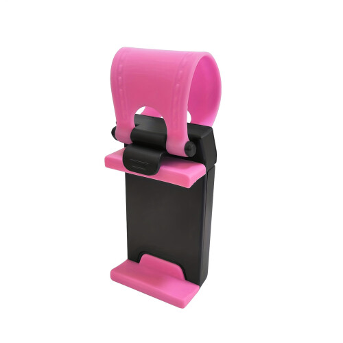 (Pink) Quality Adjustable Car Phone Holder