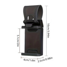 (Black) Quality Adjustable Car Phone Holder