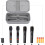 Custodia per microfono wireless compatibile con il sistema a due microfoni wireless JBL – Borsa da viaggio portatile con doppio microfono per 2