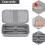 Custodia per microfono wireless compatibile con il sistema a due microfoni wireless JBL – Borsa da viaggio portatile con doppio microfono per 5