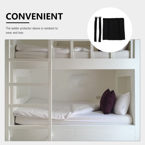 Bunk Bed Ladder Protector Black Easy Maintenance Universal Fit 2