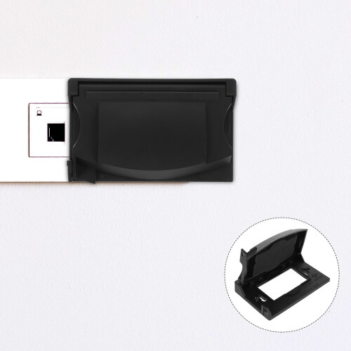 Caixa de tomada metálica com design à prova de respingos para uso externo e doméstico, resistente às intempéries. 2
