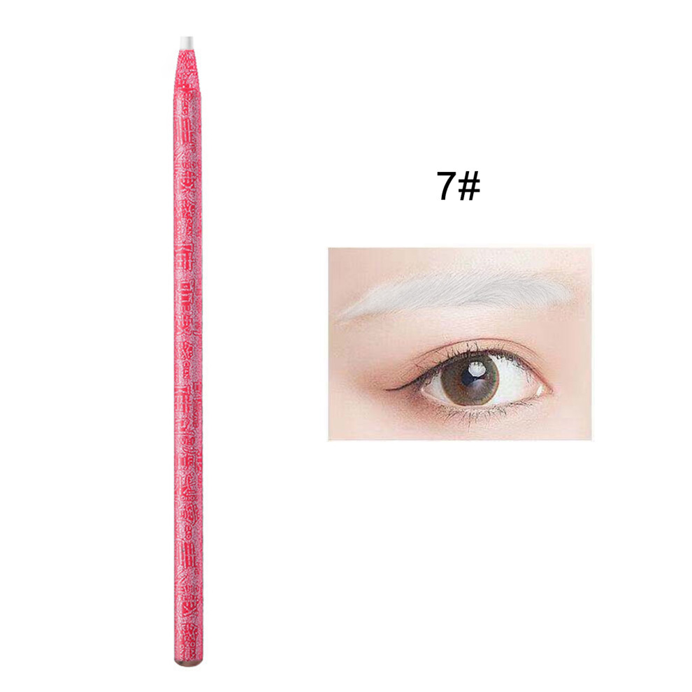 Penghui-Toys (7#White) Waterproof Eyebrow Pencil - Long Lasting Makeup