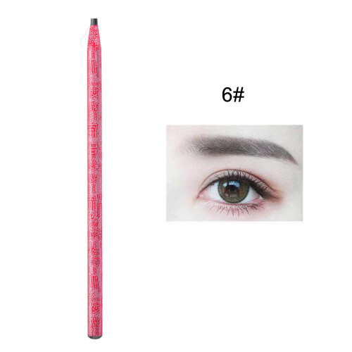 (6 Gray) Waterproof Eyebrow Pencil - Long Lasting Makeup