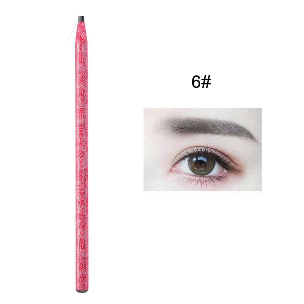 Dachuang Beauty Gray (6 ) Waterproof Eyebrow Pencil - Long Lasting Makeup