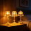Vintage Transparent LED Table Lamp 5.5" – Retro Bedside 5
