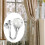 Curtain Holdbacks Silver Crystal Multi Use Hooks for Decor 2Pcs 8