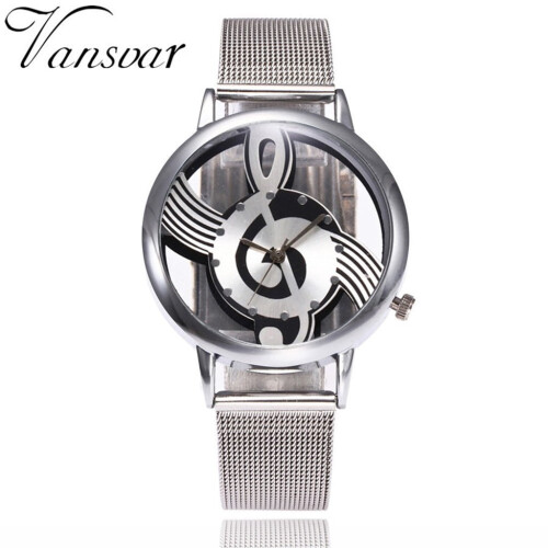 Ρολόι Vansvar Casual Quartz από ανοξείδωτο ατσάλι με λουράκι και αναλογικό λουράκι, 1