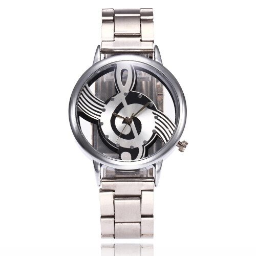 Ρολόι Vansvar Casual Quartz από ανοξείδωτο ατσάλι με λουράκι και αναλογικό λουράκι, 2